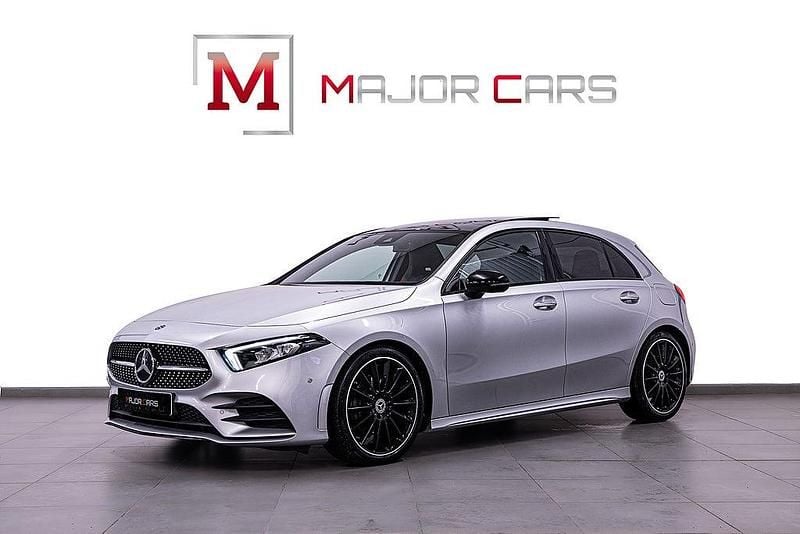 Begagnad Mercedes A200 AMG 163 HK (119 kW) 2018 Silver Halvkombi