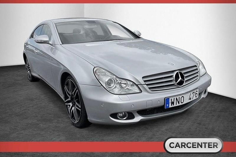Begagnad Mercedes CLS350 272 HK (200 kW) 2005 Silver Sportkupé