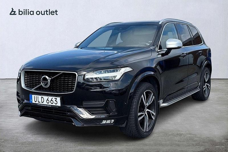 Svart Begagnad 2016 Volvo XC90 R-Design SUV | 329 900 kr (Marknadspris) - Bild 1/3