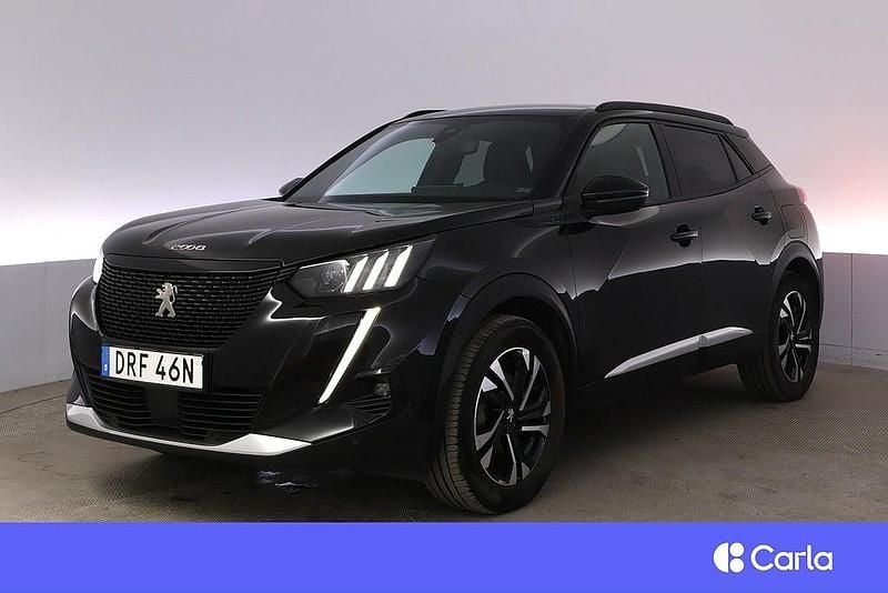 Svart Begagnad 2020 Peugeot e-2008 GT-line SUV | 179 900 kr (Marknadspris) - Bild 1/3