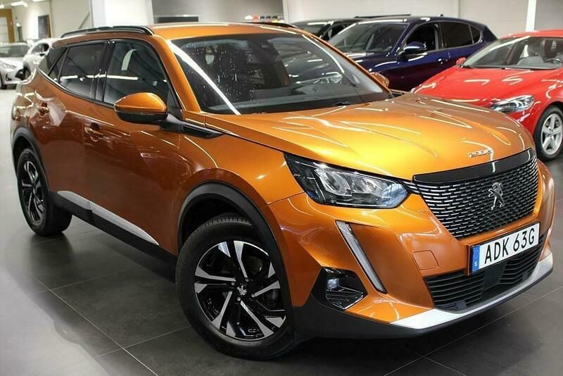 Orange Begagnad 2021 Peugeot 2008 Allure SUV | 179 900 kr (Marknadspris) - Bild 1/4