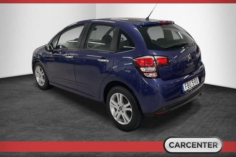 Begagnad Citroën C3 PureTech 82 HK (60 kW) 2015 Blå Halvkombi