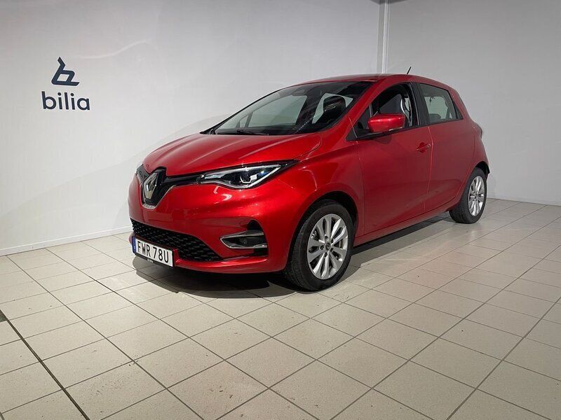 Röd Begagnad 2021 Renault Zoe Zen Halvkombi | 145 900 kr (Bra pris) - Bild 1/4