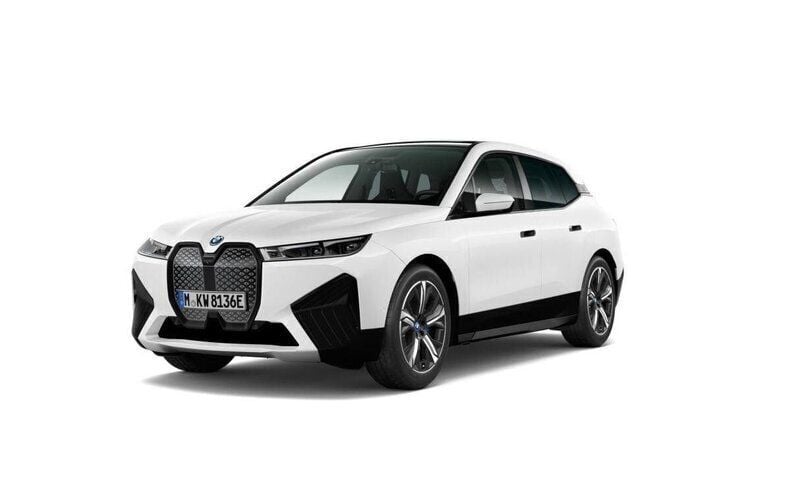 Vit Begagnad 2023 BMW iX Exclusive SUV | 759 900 kr (Bra pris) - Bild 1/4