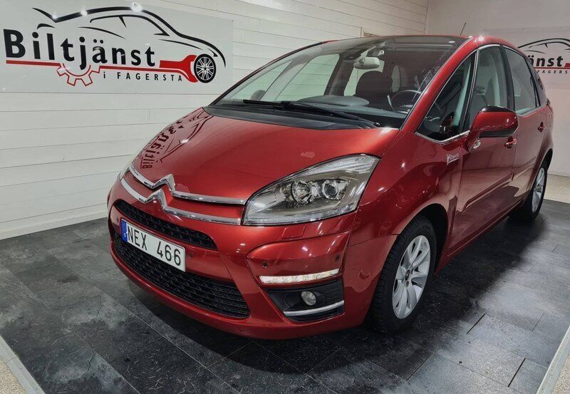 Röd Begagnad 2012 Citroën C4 Picasso Minibuss | 97 900 kr - Bild 1/4