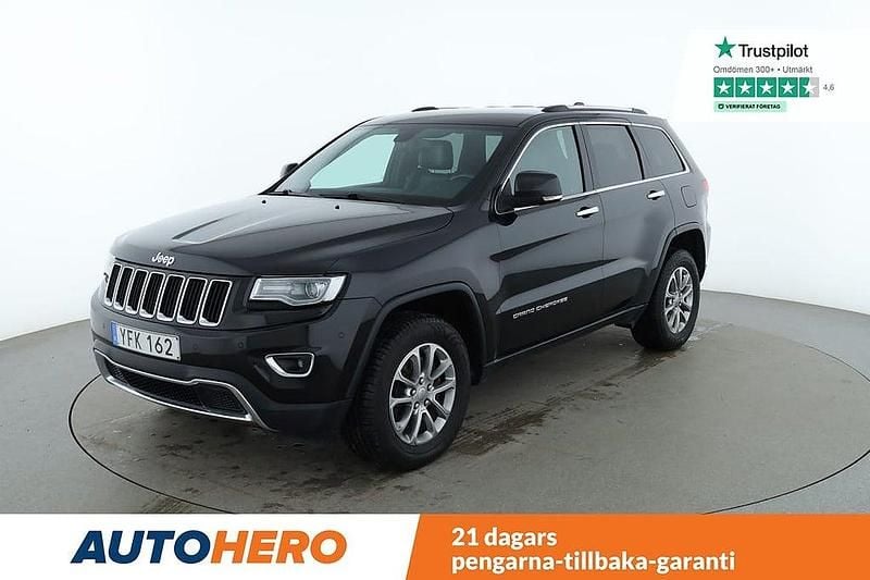 Svart Begagnad 2016 Jeep Grand Cherokee Limited SUV | 212 000 kr (Bra pris) - Bild 1/4