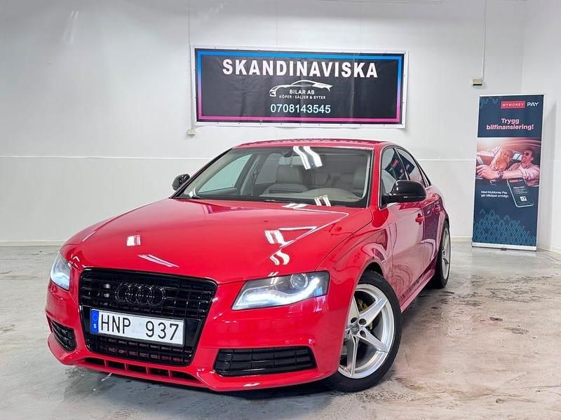Begagnad Audi A4 160 HK (117 kW) 2009 Röd Sedan
