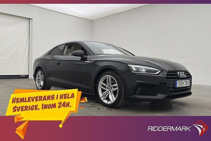Begagnad Audi A5 2018 Svart Sportkupé