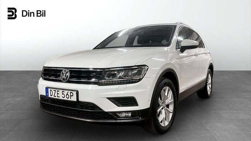 Vit Begagnad 2019 VW Tiguan SUV | 269 900 kr (Marknadspris) - Bild 1/4