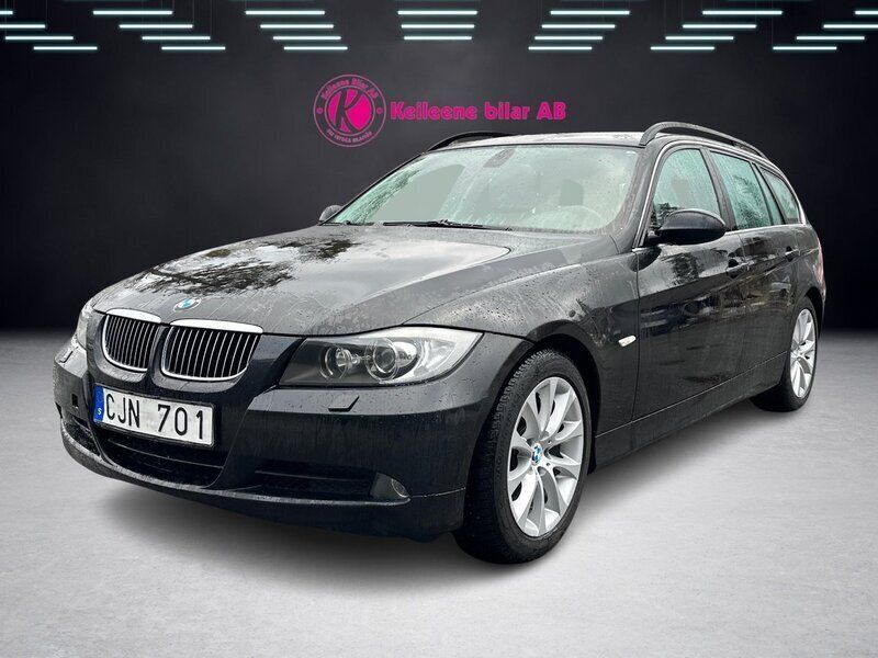 Svart Begagnad 2008 BMW 325 Advantage Kombi | 94 900 kr (Lite dyr) - Bild 1/4