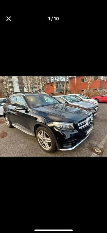 Svart Begagnad 2017 Mercedes GLC220 SUV | 290 000 kr (Dyr) - Bild 1/4