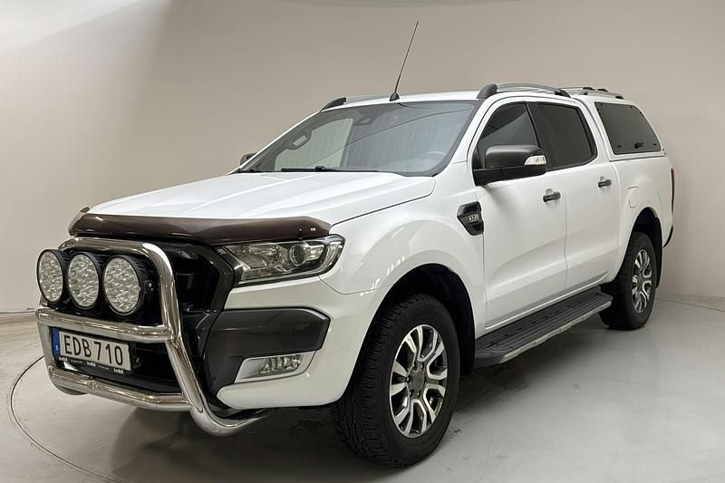 Vit Begagnad 2017 Ford Ranger Pickup | 230 000 kr (Marknadspris) - Bild 1/4