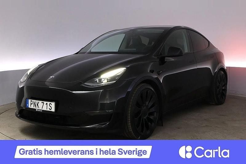 Begagnad Tesla Model Y Performance 392 kW (534 HK) 2022 Svart SUV