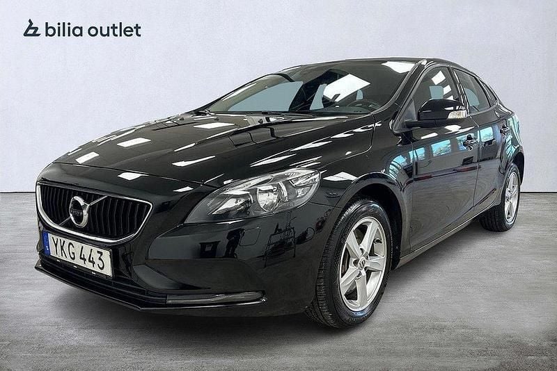 Svart Begagnad 2017 Volvo V40 Business Edition Kombi | 124 900 kr (Bra pris) - Bild 1/3