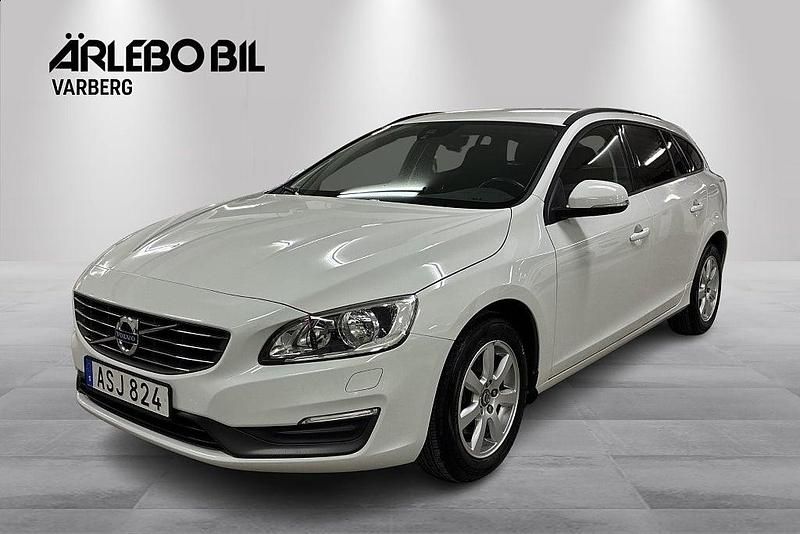 Vit Begagnad 2014 Volvo V60 Kinetic Kombi | 114 900 kr (Marknadspris) - Bild 1/4