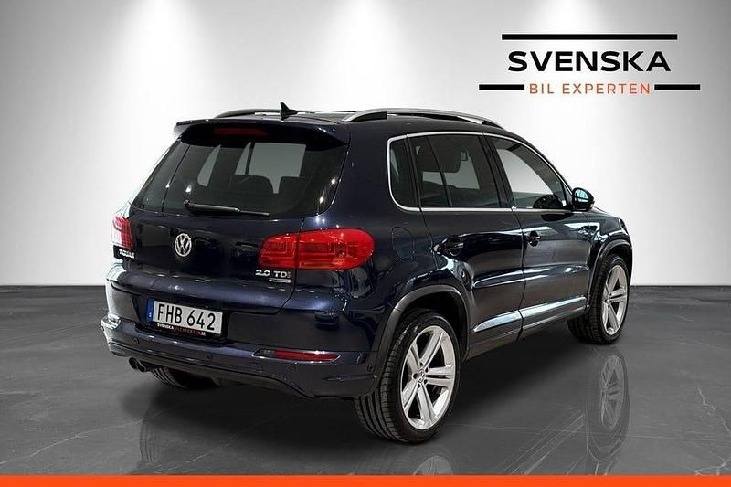 Begagnad VW Tiguan Sportline 177 HK (130 kW) 2015 Mörkblå SUV