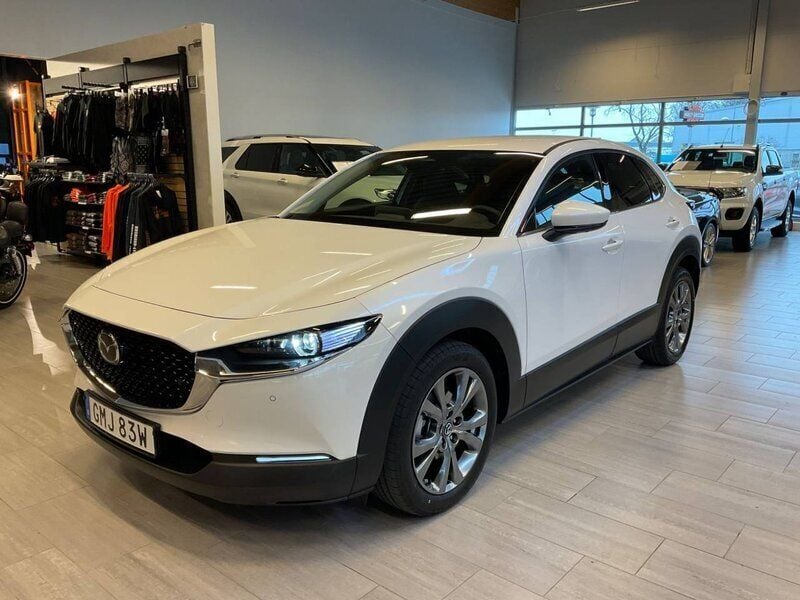 Vit Begagnad 2023 Mazda CX-30 Exclusive-Line SUV | 399 000 kr (Dyr) - Bild 1/4