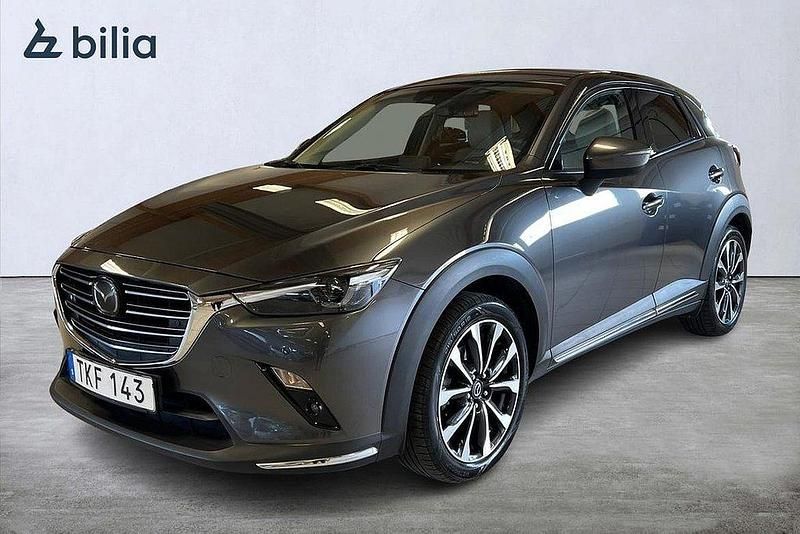 Grå Begagnad 2018 Mazda CX-3 Optimum SUV | 209 000 kr (Lite dyr) - Bild 1/3