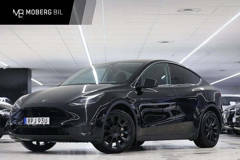 Svart Begagnad 2023 Tesla Model Y Long Range AWD SUV | 379 900 kr (Marknadspris) - Bild 1/3