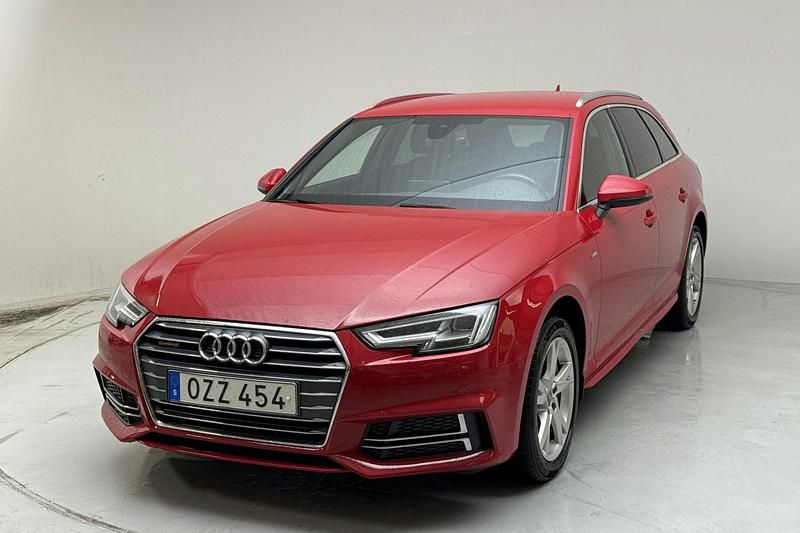 Röd Begagnad 2016 Audi A4 S-Line Kombi | 162 000 kr (Marknadspris) - Bild 1/4