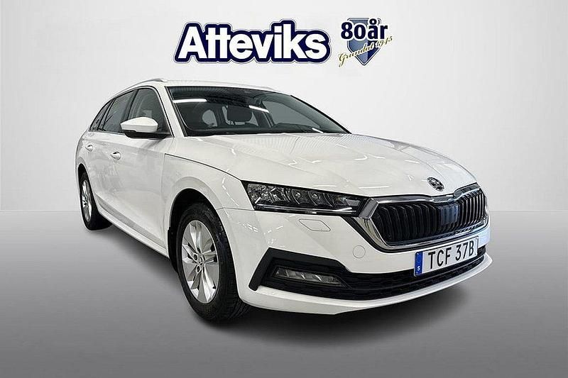Vit Begagnad 2022 Skoda Octavia G-TEC Kombi | 259 000 kr (Marknadspris) - Bild 1/4