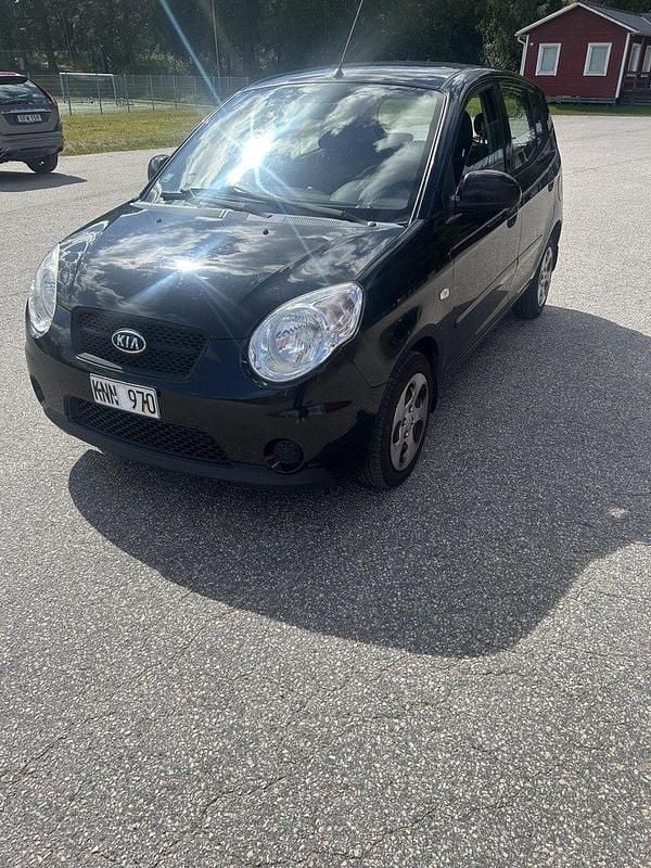 Svart Begagnad 2010 Kia Picanto 4 Halvkombi | 21 000 kr (Bra pris) - Bild 1/4