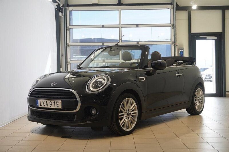 Svart Begagnad 2020 Mini Cooper Cabriolet Chili Cab | 254 900 kr (Dyr) - Bild 1/4