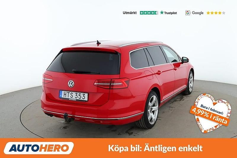 Begagnad VW Passat Highline 192 HK (141 kW) 2015 Röd Kombi