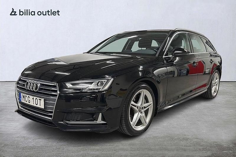 Svart Begagnad 2019 Audi A4 Proline Kombi | 209 000 kr (Marknadspris) - Bild 1/4