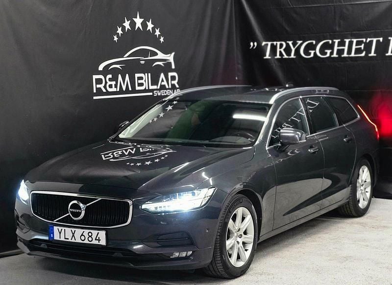 Grå Begagnad 2017 Volvo V90 Kombi | 184 800 kr (Bra pris) - Bild 1/4