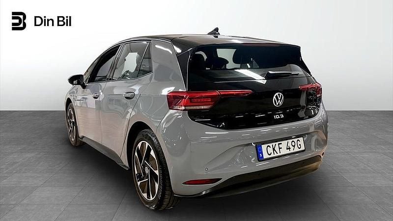 Begagnad VW ID.3 Pro 150 kW (204 HK) 2022 Grå Halvkombi