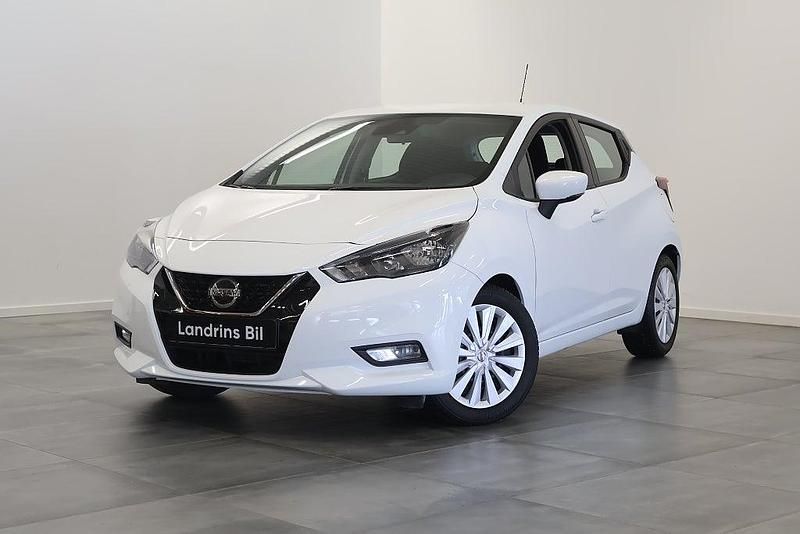 Vit Begagnad 2022 Nissan Micra Halvkombi | 174 900 kr (Marknadspris) - Bild 1/4