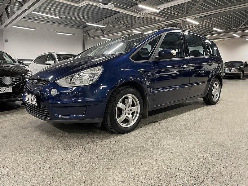 Blå Begagnad 2008 Ford S-MAX S Minibuss | 62 900 kr (Lite dyr) - Bild 1/4