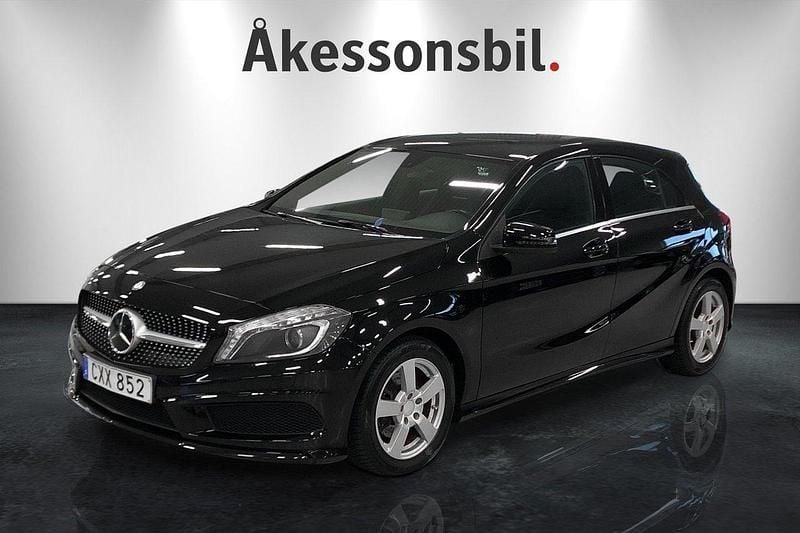 Svart Begagnad 2014 Mercedes A200 AMG Halvkombi | 179 000 kr (Marknadspris) - Bild 1/4