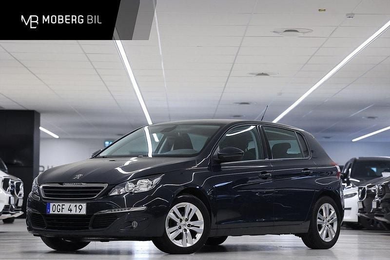 Mörkgrå Begagnad 2016 Peugeot 308 Active Halvkombi | 79 900 kr (Marknadspris) - Bild 1/2