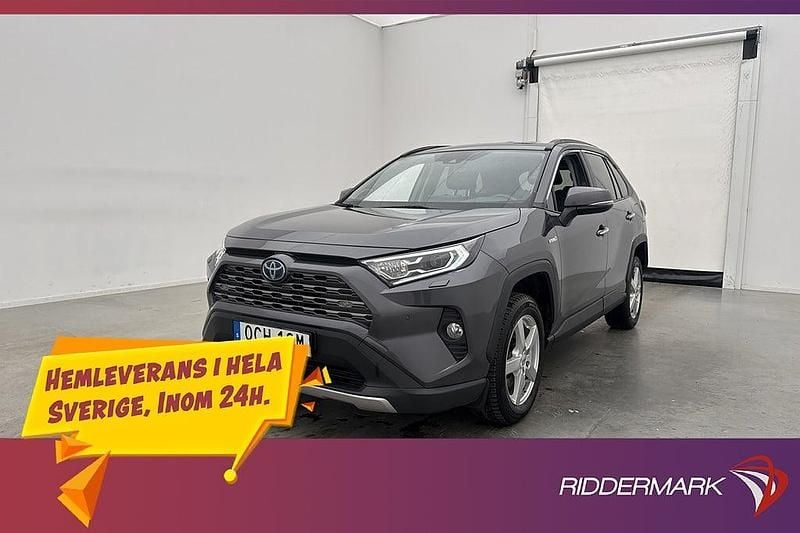 Mörkgrå Begagnad 2019 Toyota RAV4 Hybrid Executive SUV | 279 800 kr (Marknadspris) - Bild 1/3