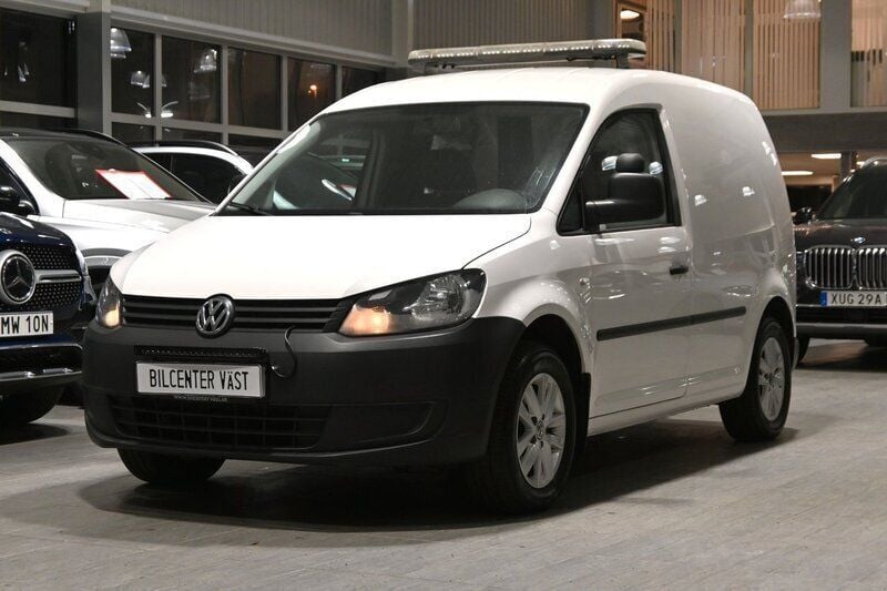 Vit Begagnad 2015 VW Caddy Minibuss | 64 000 kr (Dyr) - Bild 1/4