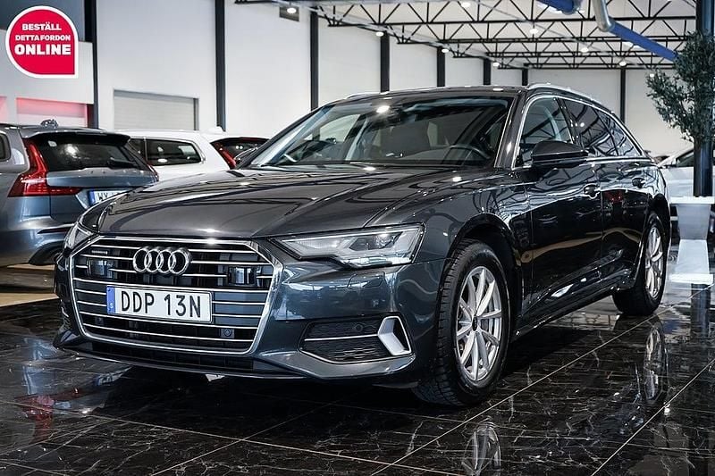Grå Begagnad 2022 Audi A6 Sport Kombi | 329 500 kr (Bra pris) - Bild 1/4