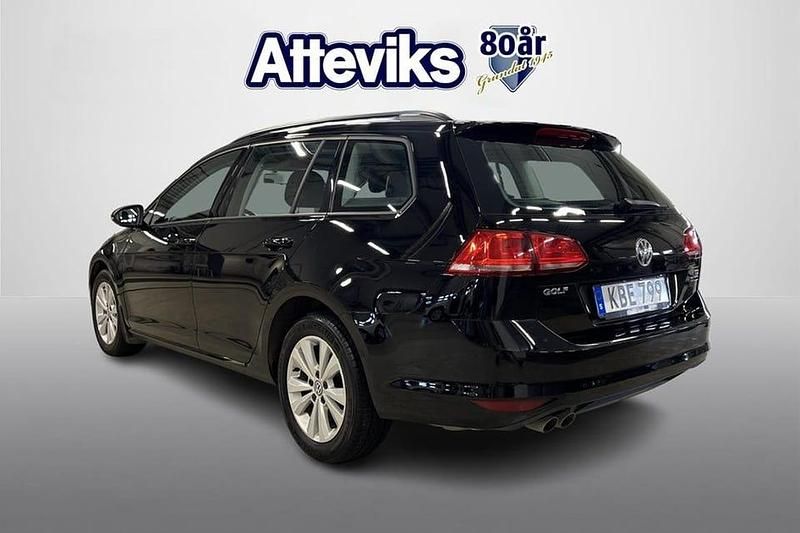 Begagnad VW Golf VII 112 HK (82 kW) 2015 Svart Kombi