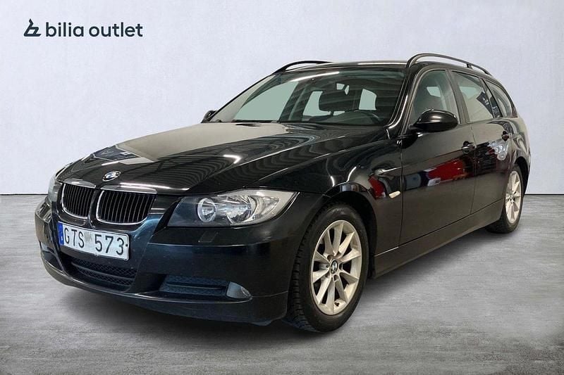 Svart Begagnad 2008 BMW 320 Kombi | 35 000 kr (Superpris) - Bild 1/4