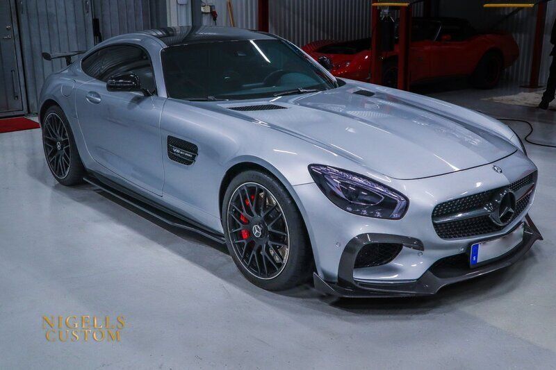 Begagnad Mercedes AMG GT S AMG 671 HK (493 kW) 2017 Silver Sportkupé