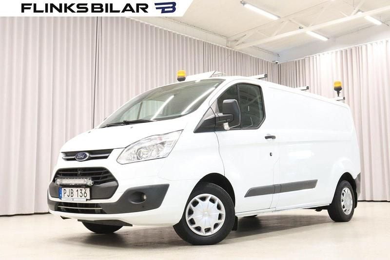 Vit Begagnad 2017 Ford Transit Custom Van | 129 700 kr (Bra pris) - Bild 1/4