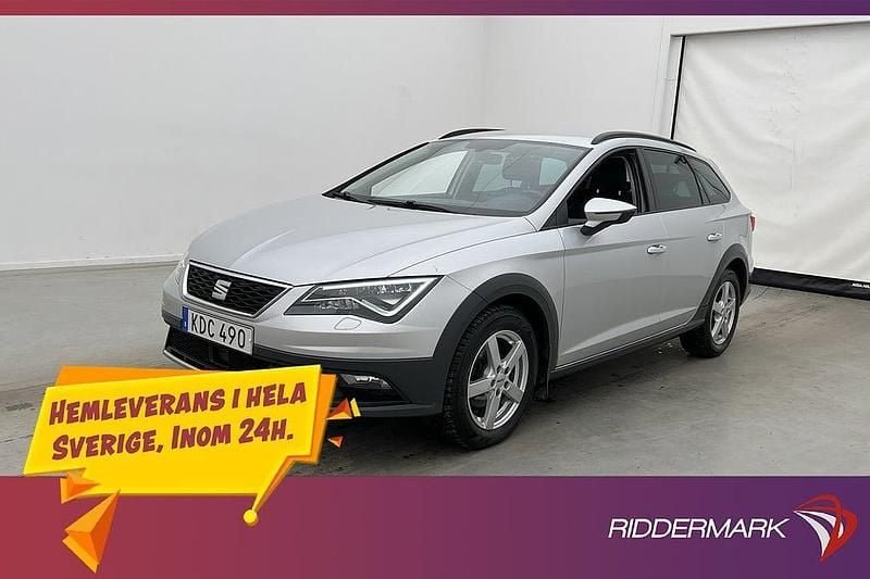 Silver Begagnad 2017 Seat Leon X-Perience 4Drive Kombi | 118 900 kr (Bra pris) - Bild 1/3