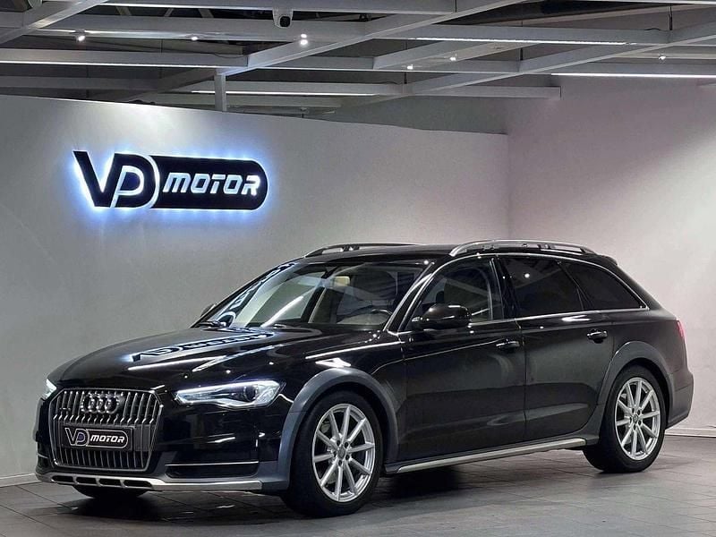 Svart Begagnad 2015 Audi A6 Allroad Kombi | 159 700 kr (Marknadspris) - Bild 1/4
