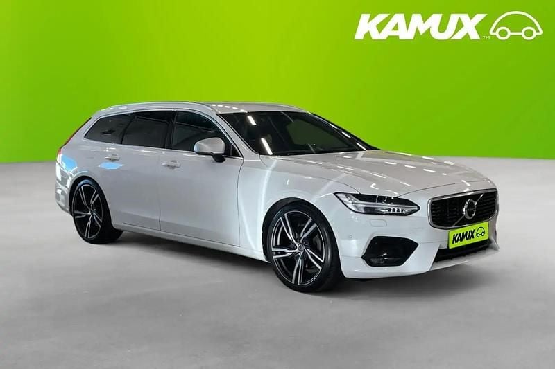 Vit Begagnad 2017 Volvo V90 R-Design Kombi | 318 700 kr (Marknadspris) - Bild 1/4