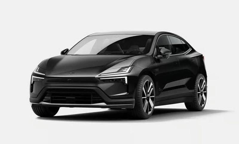 Svart Ny 2025 Polestar 4 Long Range Single Motor SUV | 702 000 kr (Dyr) - Bild 1/3