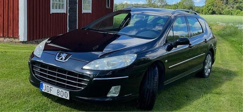 Svart Begagnad 2009 Peugeot 407 Kombi | 15 000 kr (Bra pris) - Bild 1/4