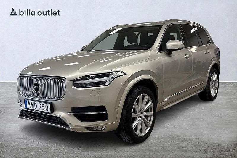 Ljusbrun (brun) Begagnad 2015 Volvo XC90 Inscription SUV | 329 000 kr (Marknadspris) - Bild 1/4