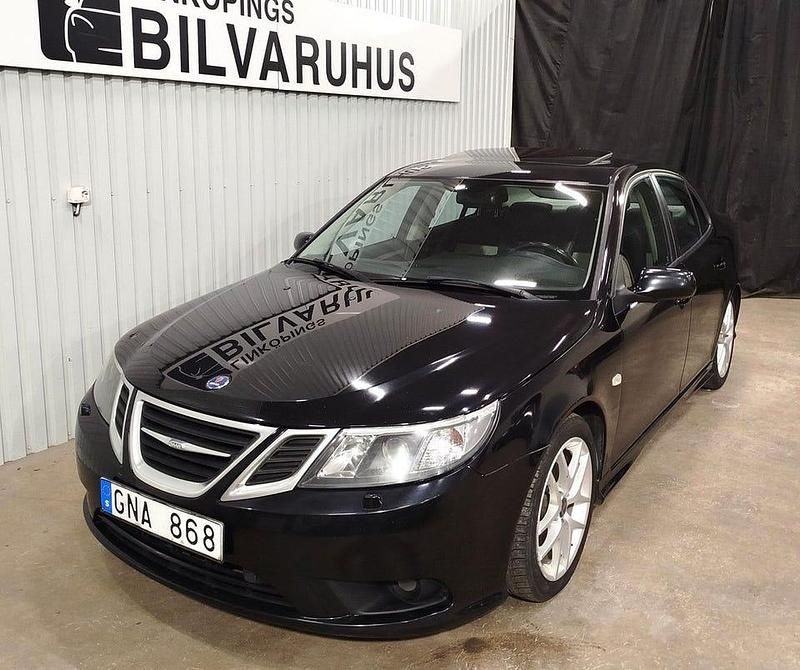 Begagnad Saab 9-3 Vector 175 HK (128 kW) 2008 Svart Sedan