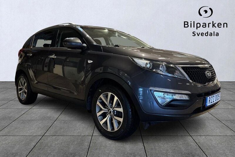 Grå Begagnad 2015 Kia Sportage SUV | 99 990 kr (Marknadspris) - Bild 1/4